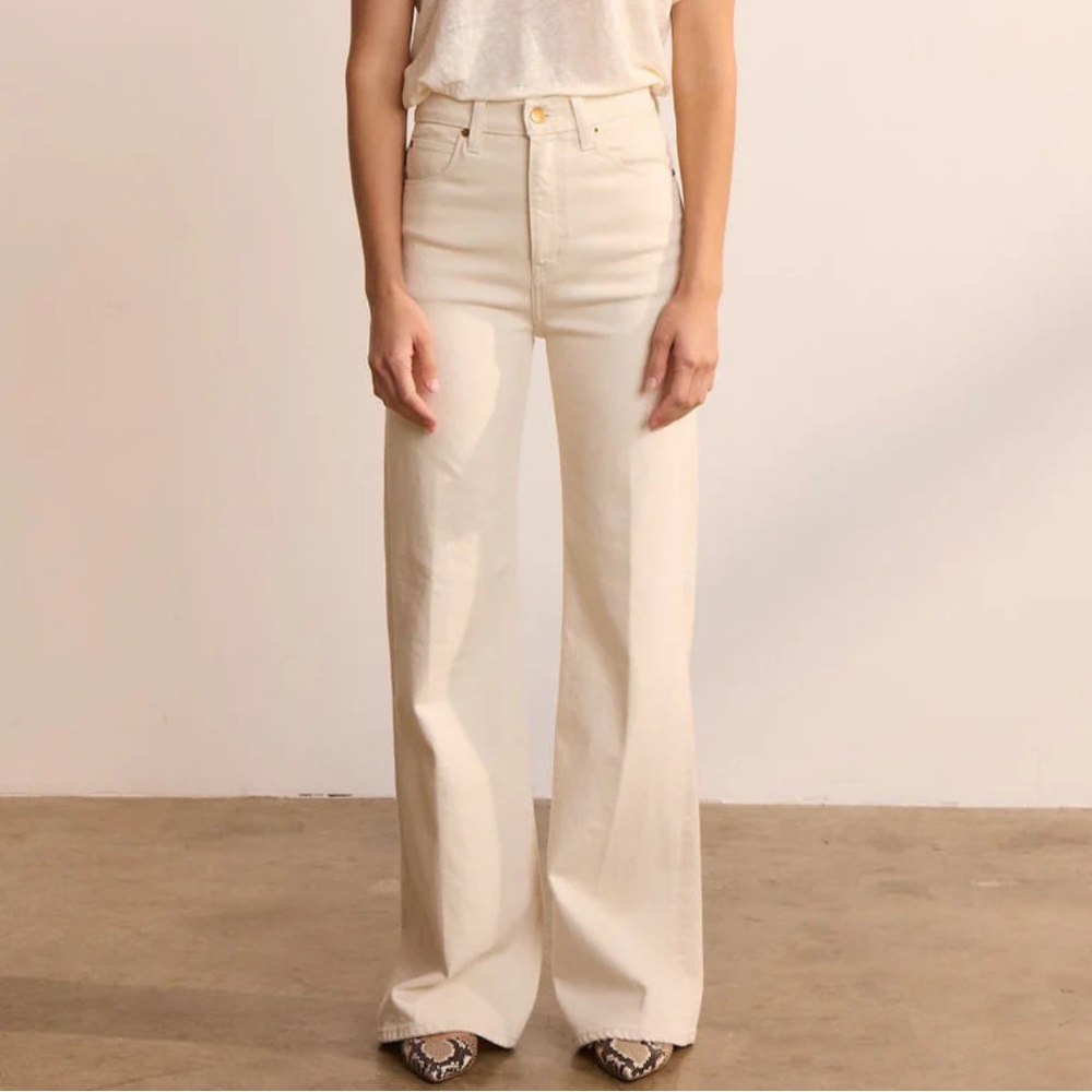 Jamie Haller - The Crease Jean in Ecru